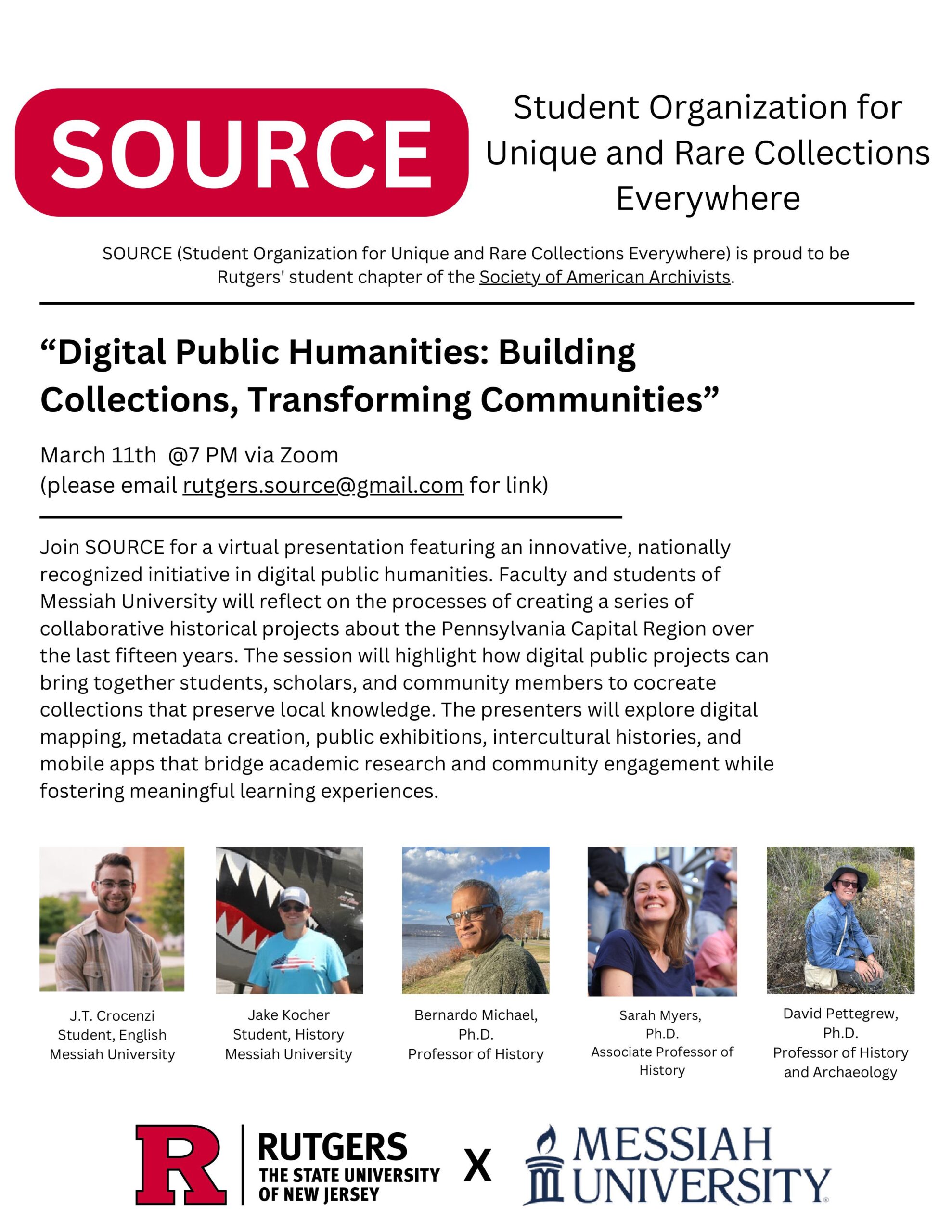 flyer for amy cooper cary